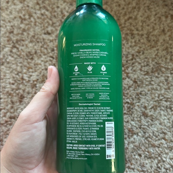 Vanilla Bean Noel Moisturizing Shampoo - Picture 4 of 4